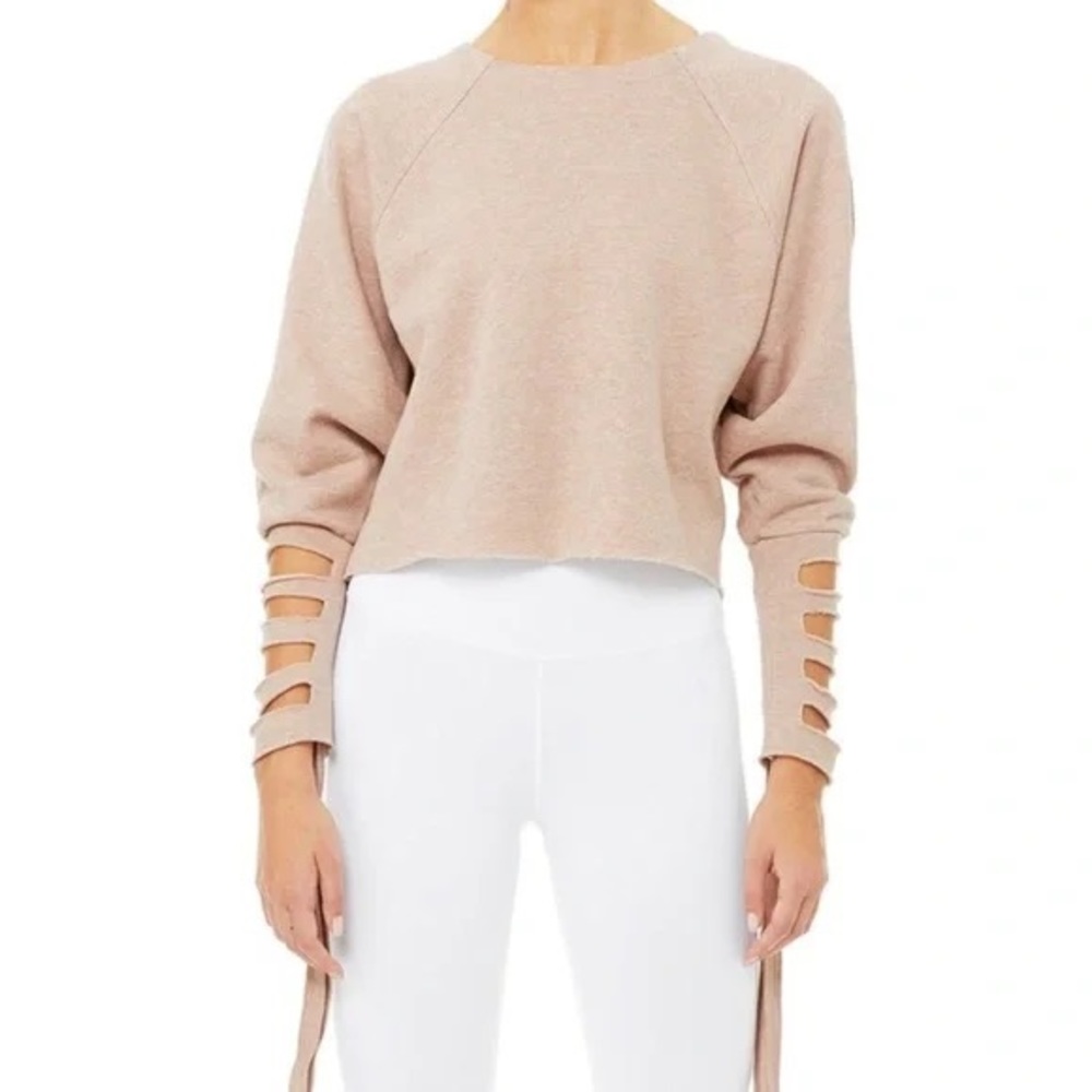 Alo Yoga Tribe Top - Nectar Heather